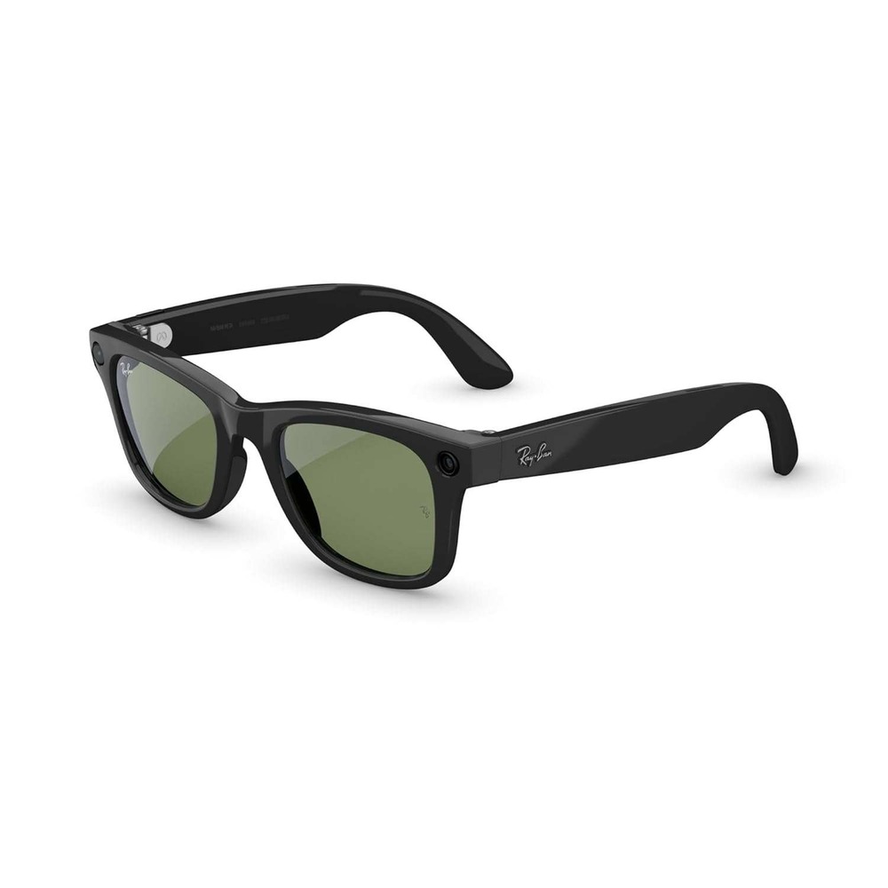 Ray-Ban Meta Wayfarer Smart Glasses Black 3K Ultra HD AI Video Large Fit NWT